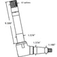 Left Hand Spindle Fits Ford/New Holland Replaces SBA330302040