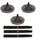 Spindle & Blades Kit Fits Toro 50" Deck TimeCutter Z5000 117-1192 110-6837-03