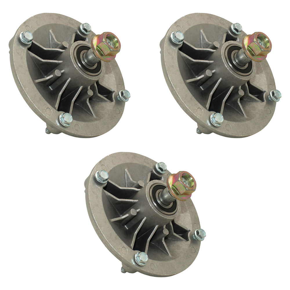 3-Pack Spindle Assembly 50" Deck Fits Toro Timecutter Z5060 ZX5000 110-6866
