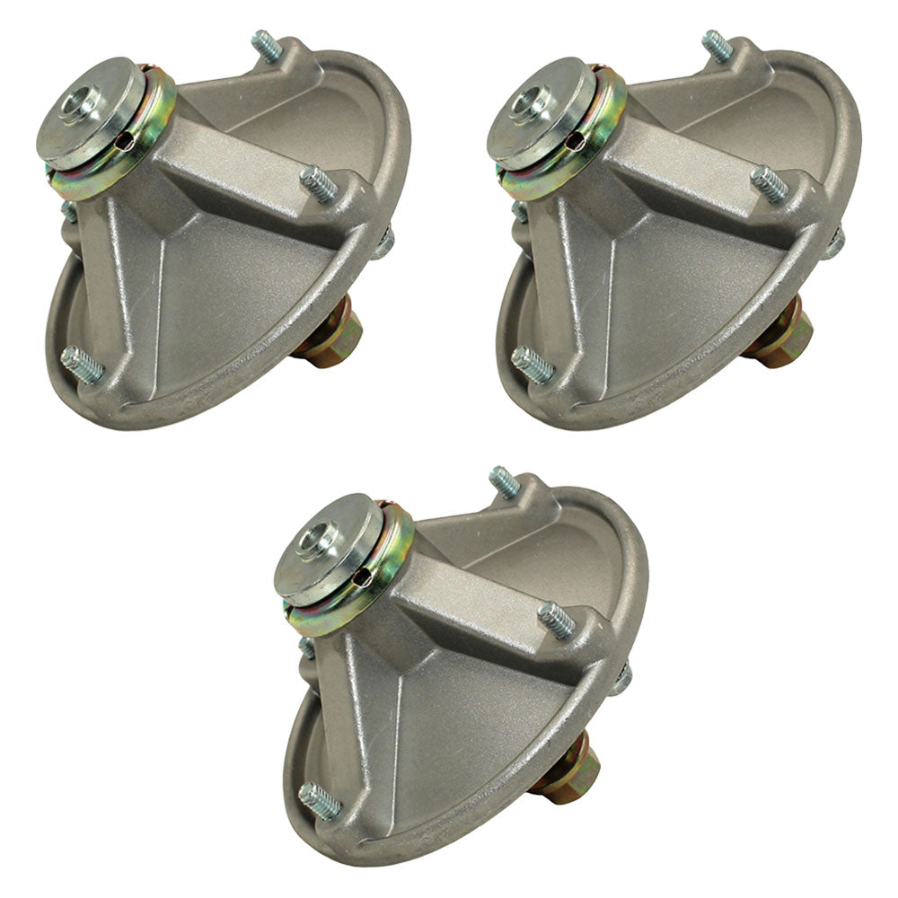 (3) SPINDLE HOUSING ASSEMBLIES w/ Shafts Fits Toro TimeCutter 42" 50" Deck