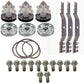 Deck Rebuild Kit with Mulching Blades Fits MTD Replaces 159830 Made with Aramid