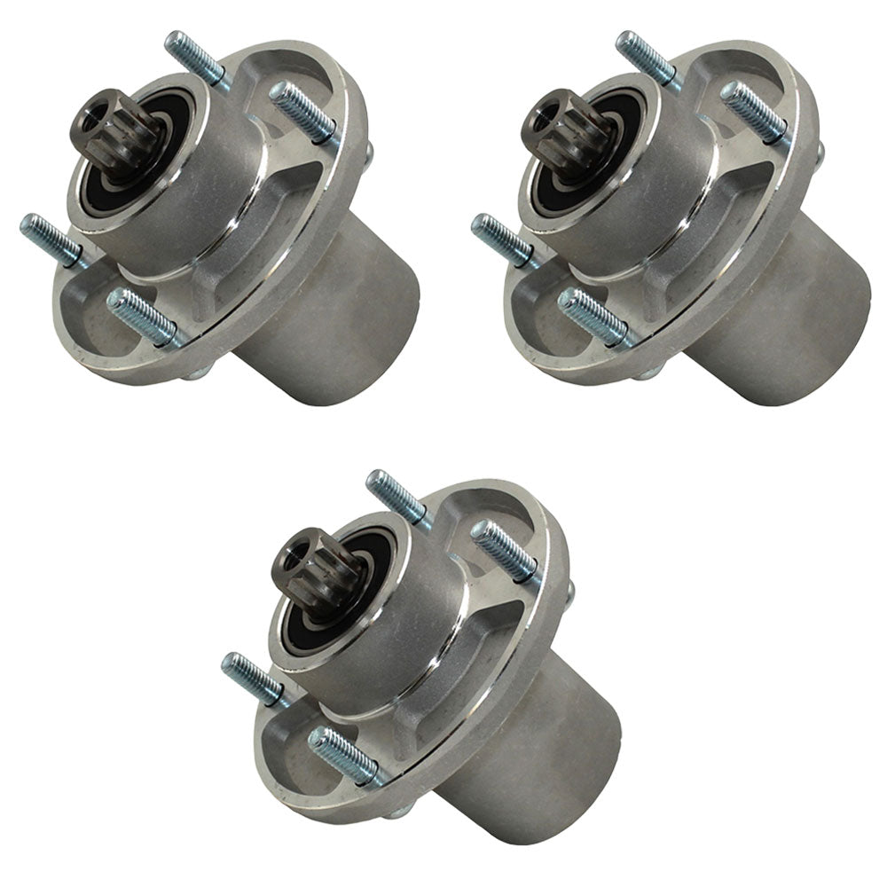 3 REPL HUSTLER MOWER BLADE DECK Spindle Assembly for 601804 RAPTOR SD 36 42 48