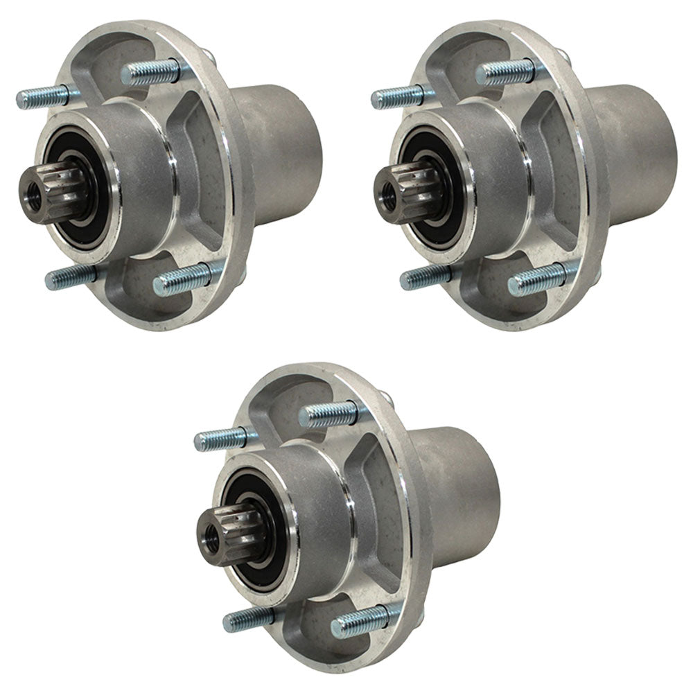 3 REPL HUSTLER MOWER BLADE DECK Spindle Assembly for 601804 RAPTOR SD 36 42 48