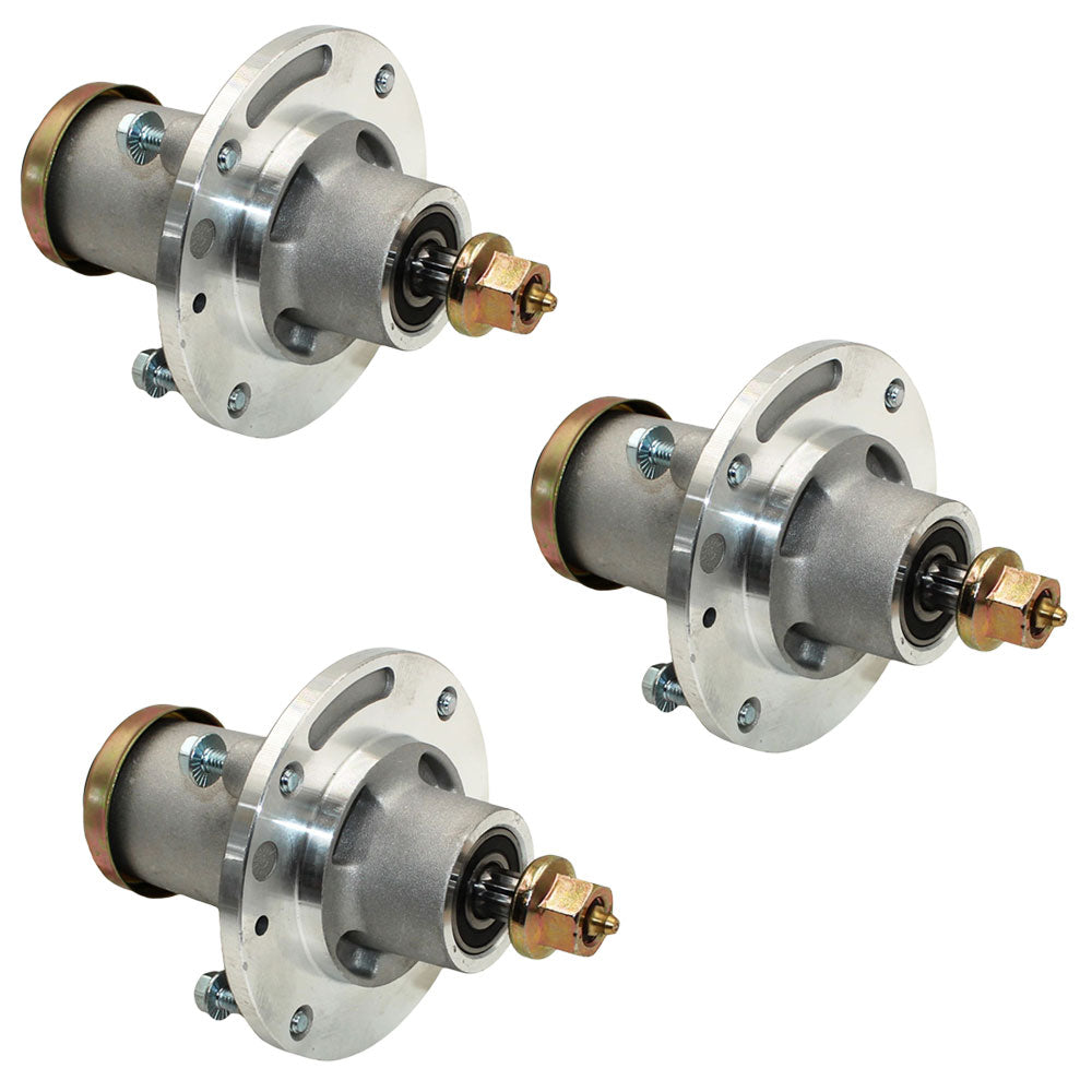Qty. 3 Spindle Assembly
 Fits Husqvarna Replaces 539112170