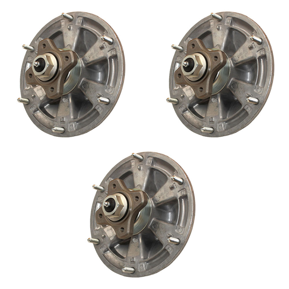 TCA17517 Set of Three (3) Deck Spindles Fits John Deere Z510A Z520A Z710A