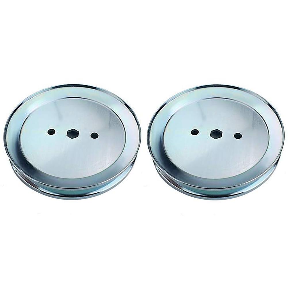 (2) Fits John Deere Mower Deck Spindle Pulley 42'' LA105 LA115 LA125 LA135 D110