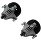 Set of 2 Mower Deck Spindles with Pulley
 Fits Cub Cadet Replaces 618-06981
