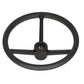 Steering Wheel Leather Wrapped Black Fits John Deere 6420 6620 6300 6600 6400