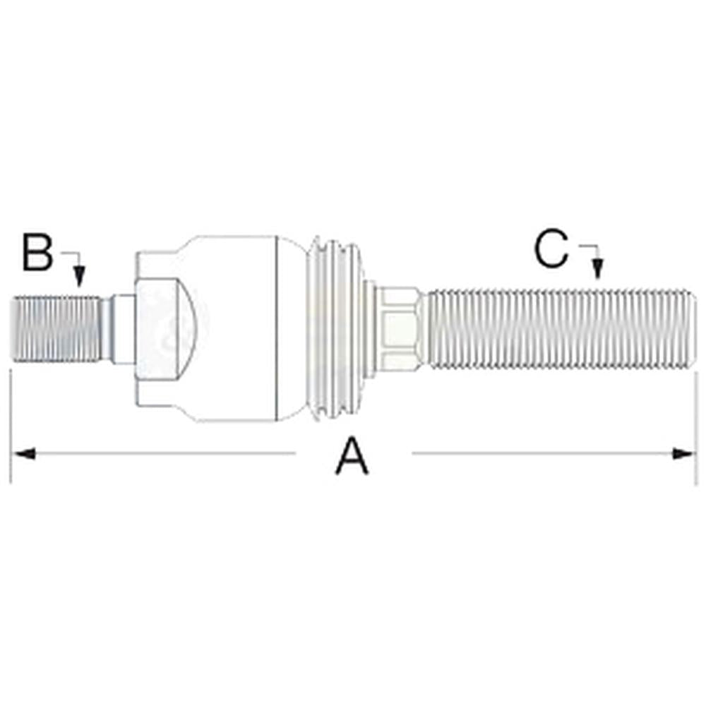Inner Tie Rod Fits John Deere Replaces AL160202