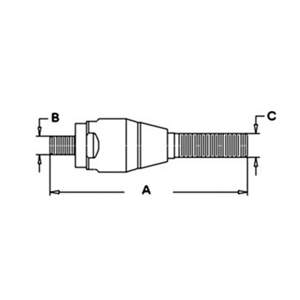1968463C1 Fits Case Tractor Tie Rod End 395, 495, 585, 595, 685, 695, 885