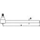 37H7293 New Long Tie Rod Fits Leyland Tractor Models 245 253 255 262 +