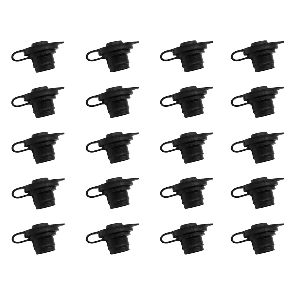 20 Black Vent Caps on Fuel Gas Can for Blitz Wedco Scepter Essence Midwest Eagle