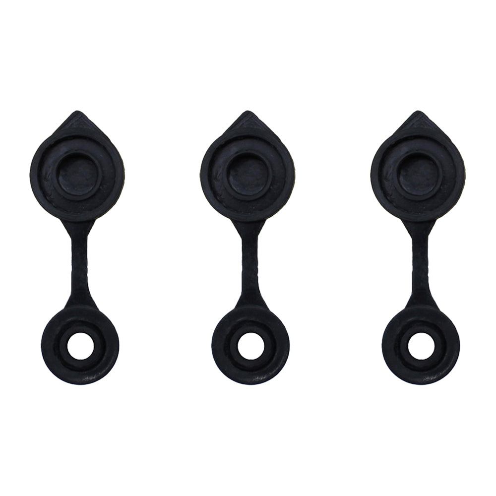 Set Of 3 Gas Can Vent Cap (Black) Fits Metal/Plastic Gas Cans Fits Eagle