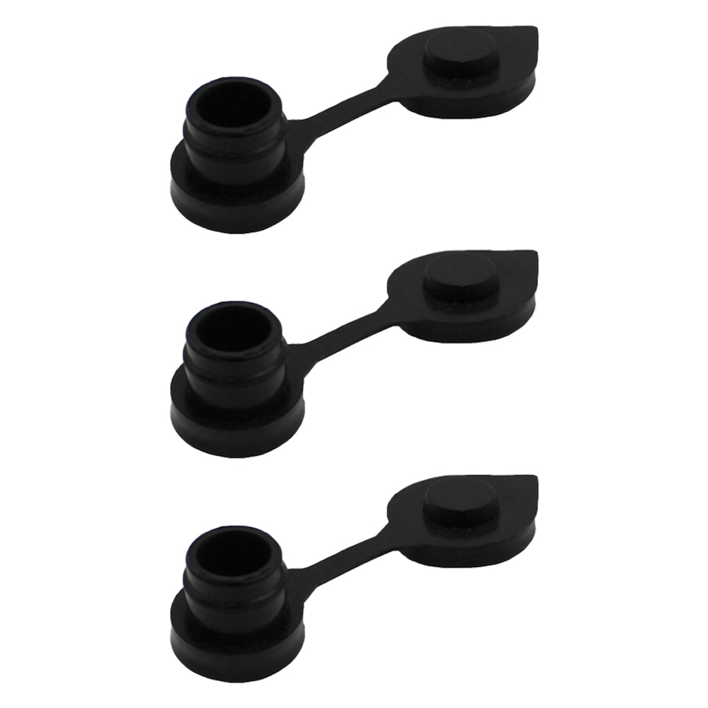 Set Of 3 Gas Can Vent Cap (Black) Fits Metal/Plastic Gas Cans Fits Eagle