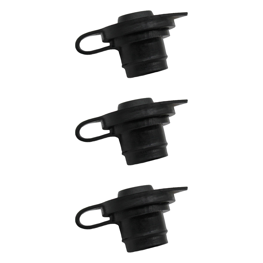 Set Of 3 Gas Can Vent Cap (Black) Fits Metal/Plastic Gas Cans Fits Eagle