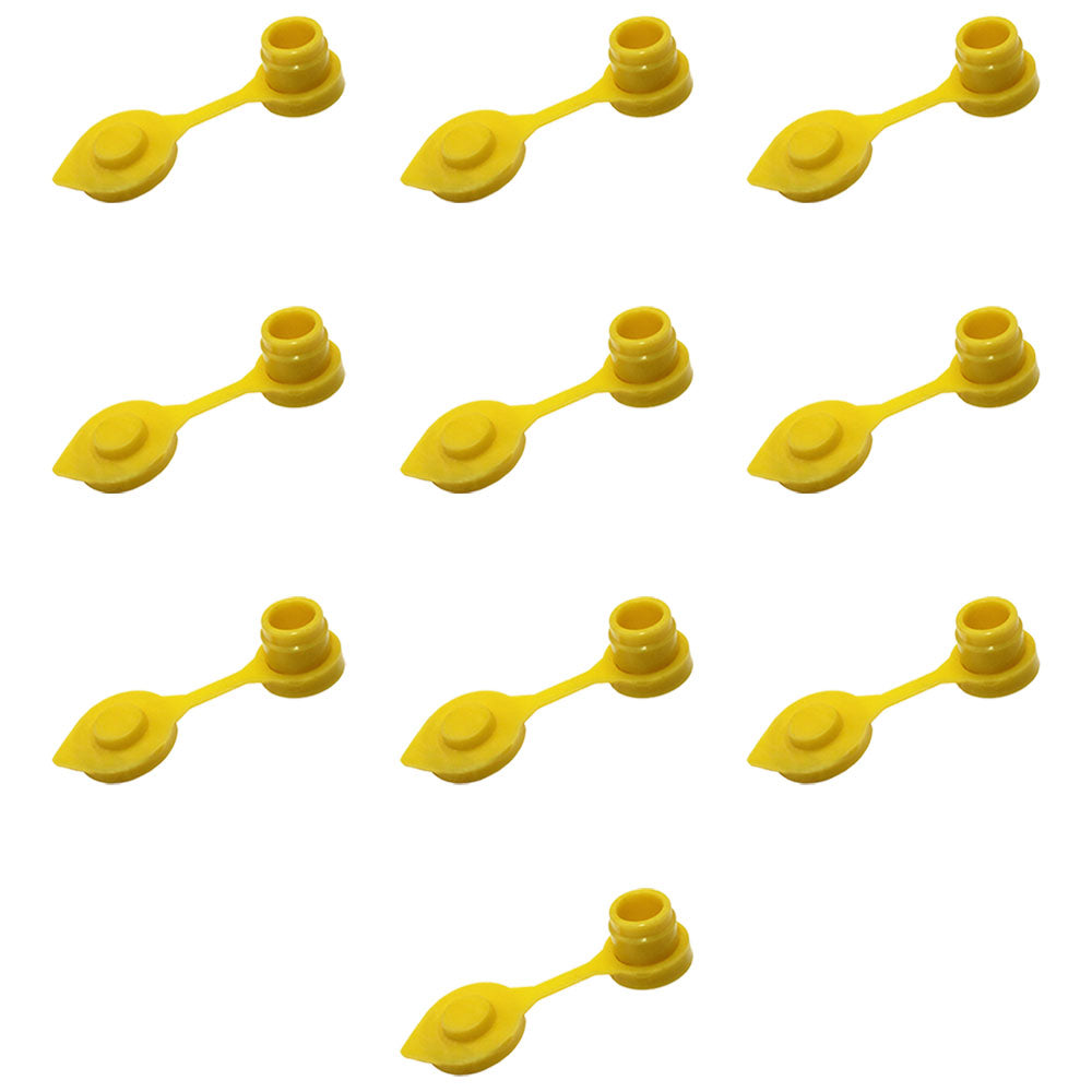 10 Yellow Gas/Fuel Can Vent Caps fit Midwest fit Blitz fit Scepter fit Ameri-can