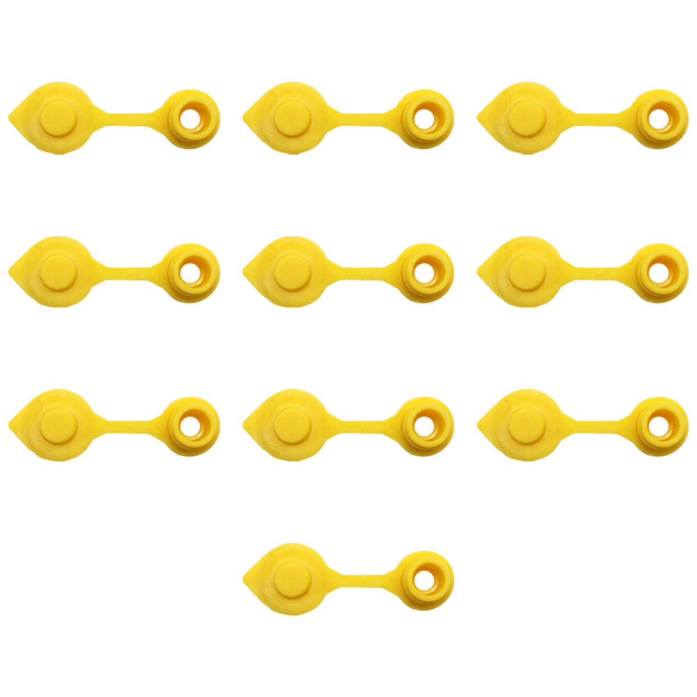 10 Yellow Gas/Fuel Can Vent Caps fit Midwest fit Blitz fit Scepter fit Ameri-can