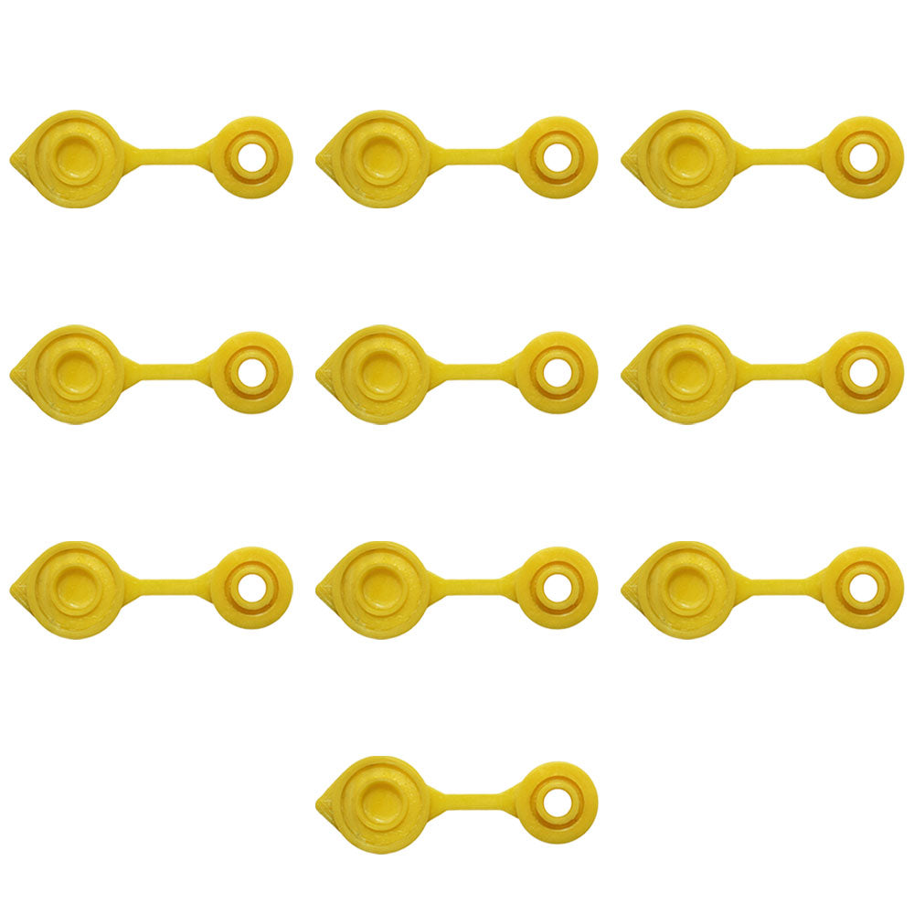 10 Yellow Gas/Fuel Can Vent Caps fit Midwest fit Blitz fit Scepter fit Ameri-can