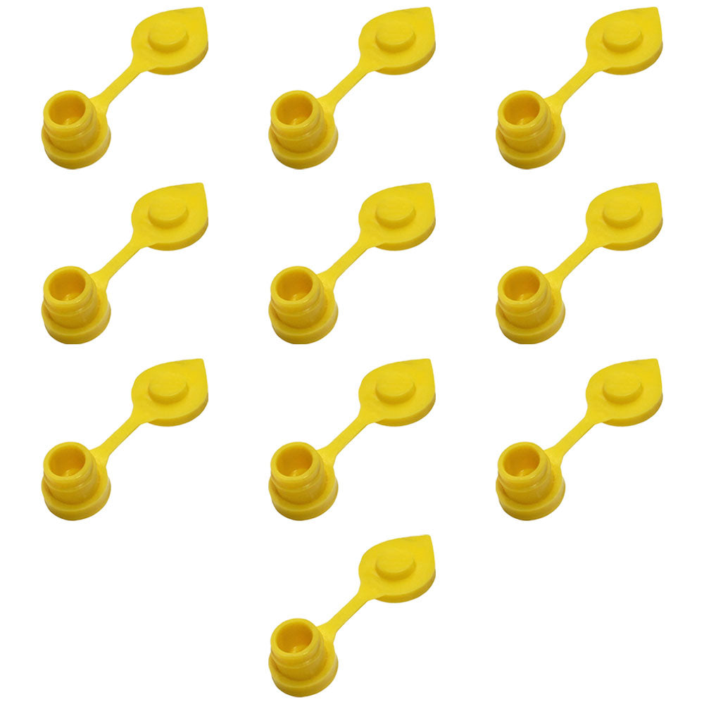 10 Yellow Replacement Gas Can Fuel Jug Vent Caps Eagle Chilton Spouts