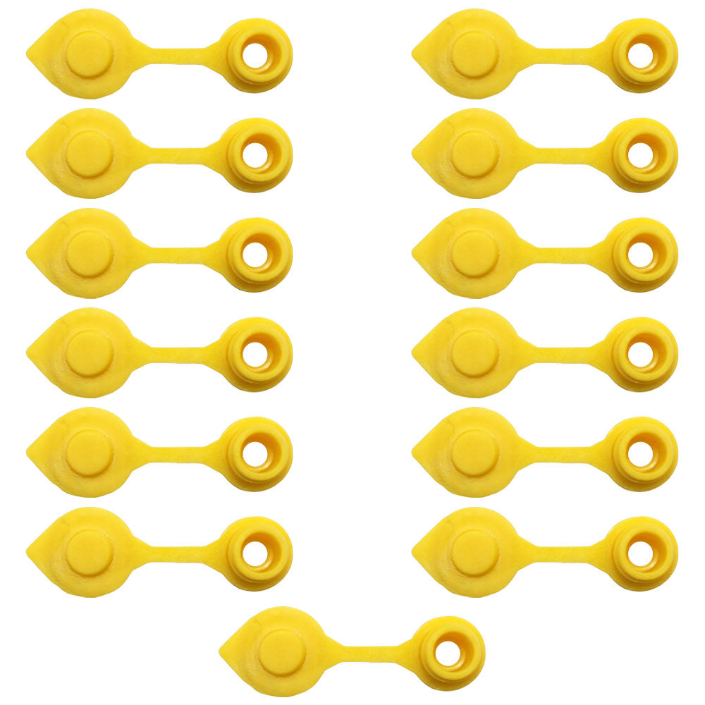 Qty 13: Gas Can Vent Caps (Yellow)  Fits Universal Products