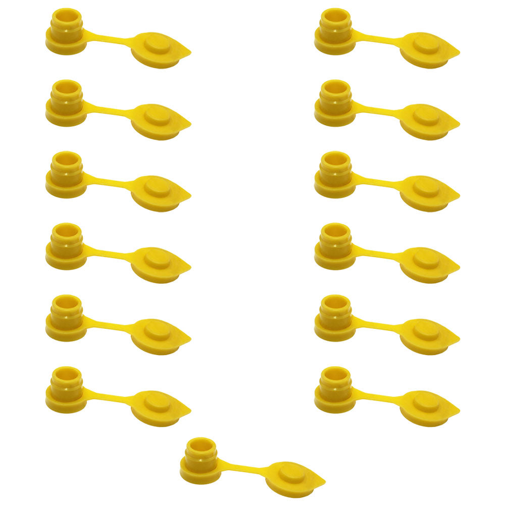Qty 13: Gas Can Vent Caps (Yellow)  Fits Universal Products