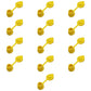 Qty 13: Gas Can Vent Caps (Yellow)  Fits Universal Products
