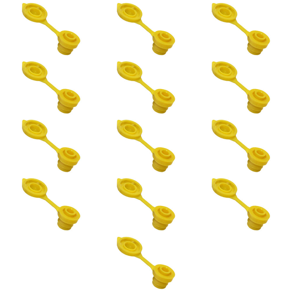 13 - Yellow Vent Caps Replacement Gas Can Fuel Jug Blitz Wedco Scepter Essence