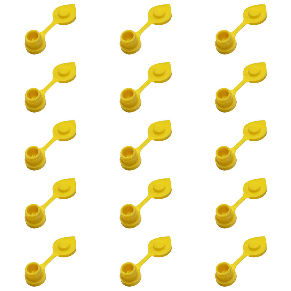 Qty 15: Gas Can Vent Caps (Yellow)  Fits Universal Products