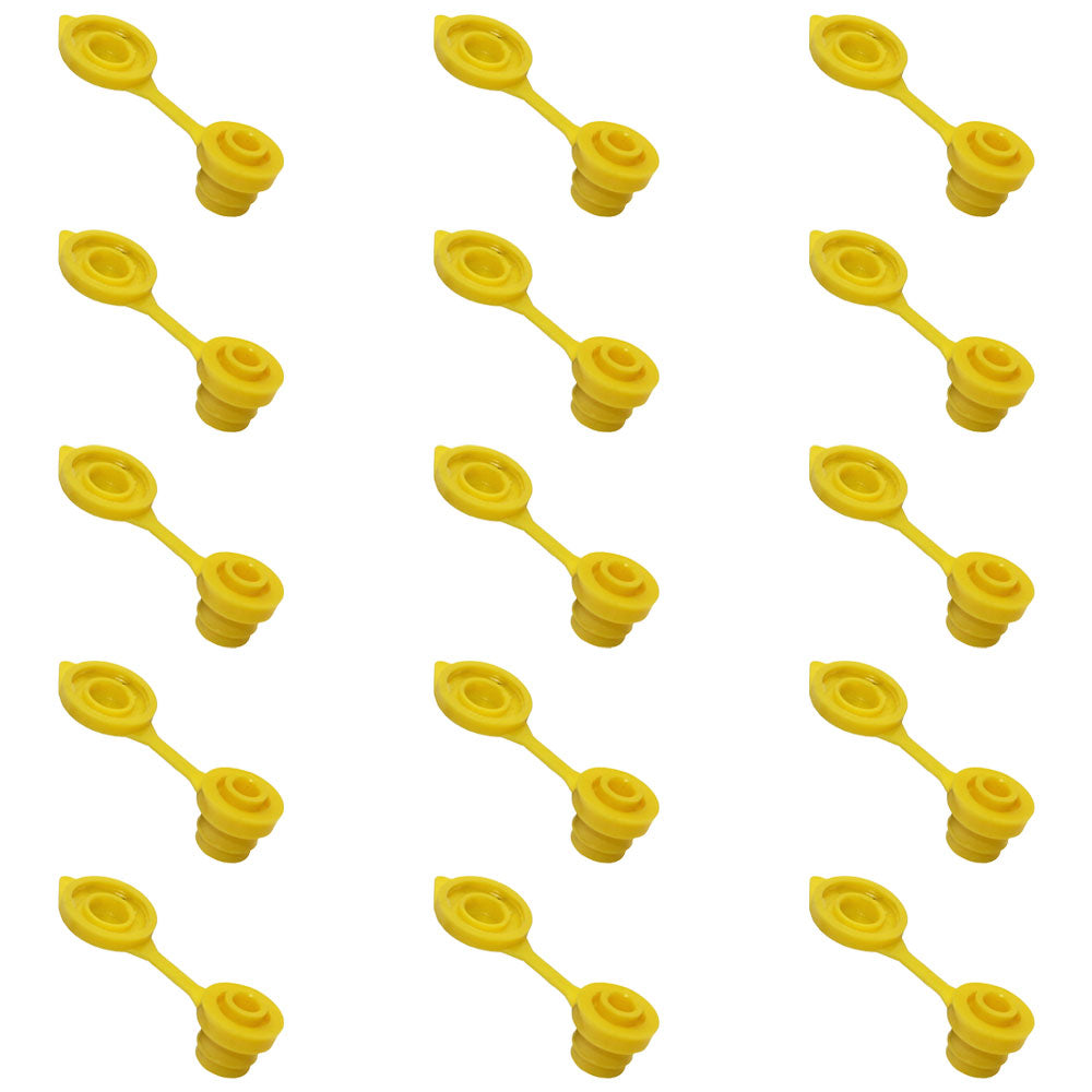 15 - Yellow Vents Replacement Metal Gas Can Eagle Chilton With Retaining Lip