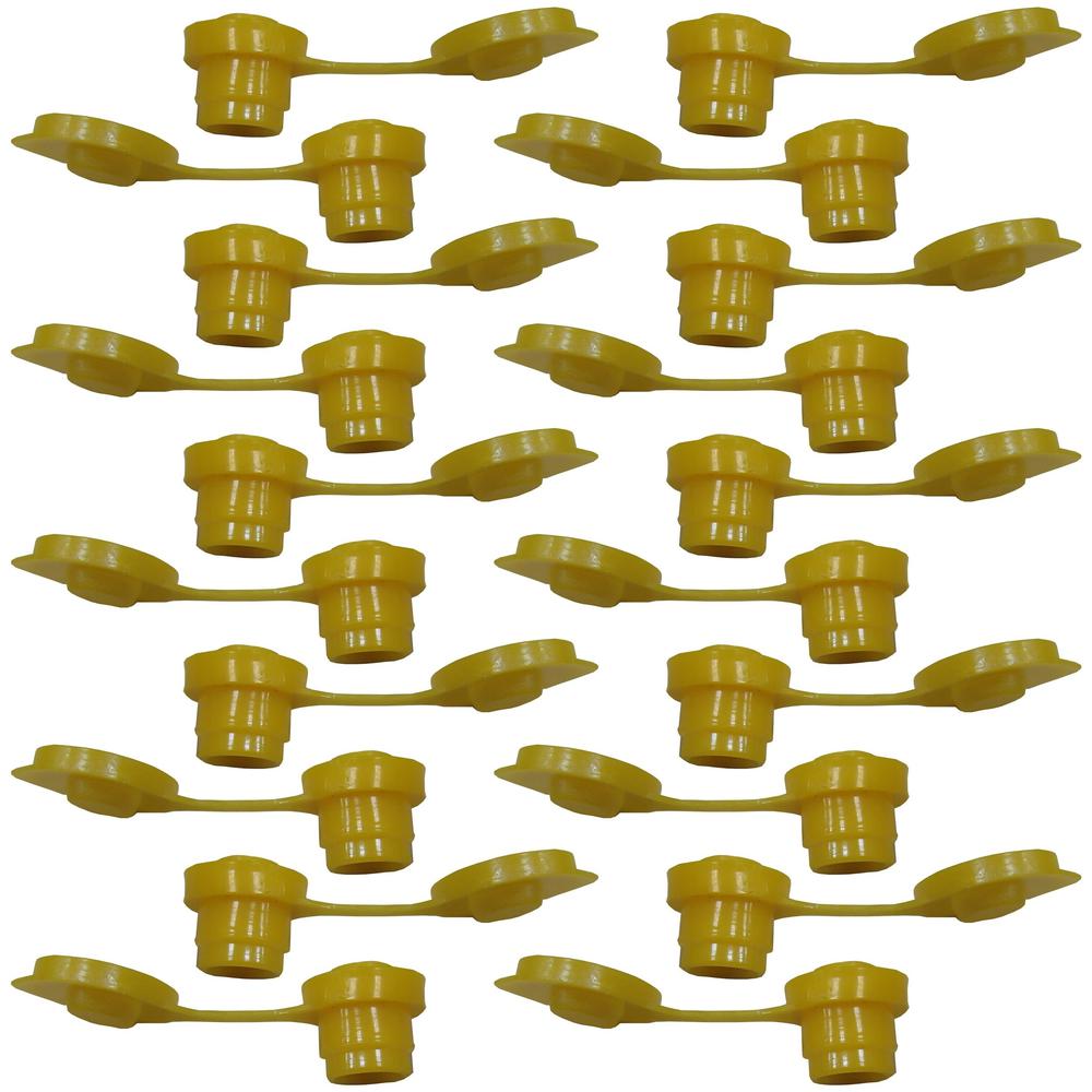 FSG80-0132_x20 Qty 20: Gas Can Vent Cap (Yellow)
 Fits Universal Products