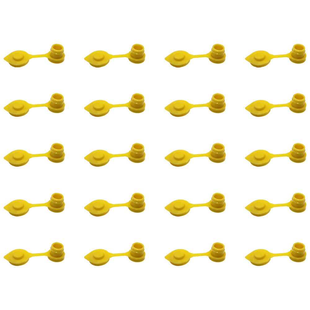 Qty 20: Gas Can Vent Caps (Yellow)  Fits Universal Products