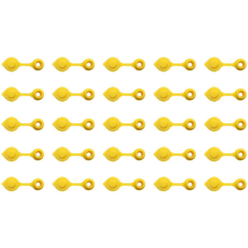 25-Pack Yellow Vent Cap for Blitz Fuel Gas Can Container 900302 900092 900094