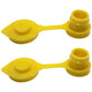 Qty 2: Gas Can Vent Caps (Yellow)  Fits Universal Products