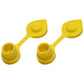 Qty 2: Gas Can Vent Caps (Yellow)  Fits Universal Products