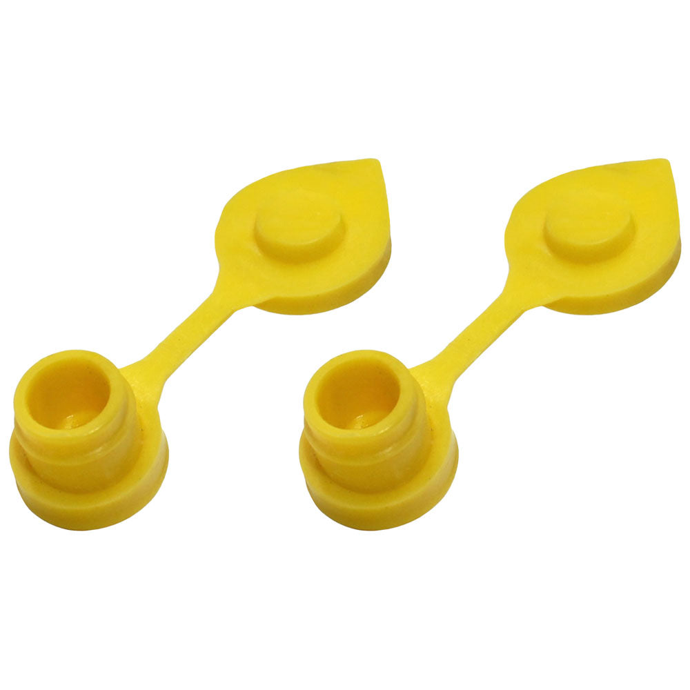 Qty 2: Gas Can Vent Caps (Yellow)  Fits Universal Products