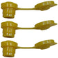 3 Yellow Fuel Gas Can Jug Vent Caps Chilton Brigg Rotopax Gott Rubbermaid Anchor
