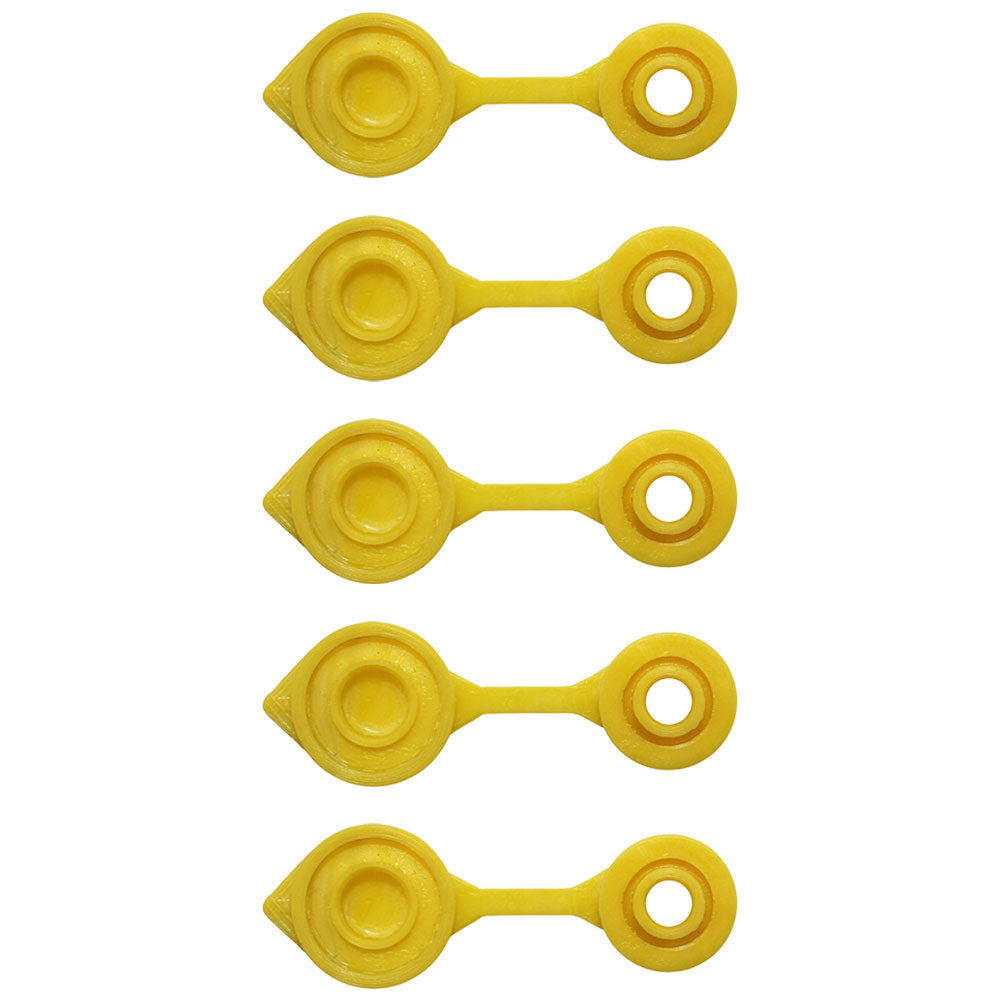 5 Yellow Fuel Gas Can Jug Vent Cap Blitz Wedco Scepter Essence Midwest Eagle