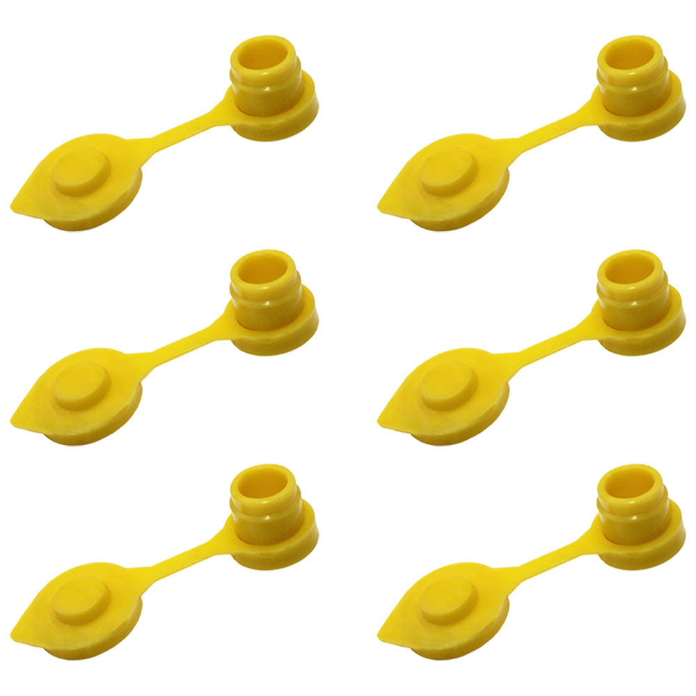 X6 - Yellow Vent Caps Gas Fuel Can for Midwest Heavy Duty