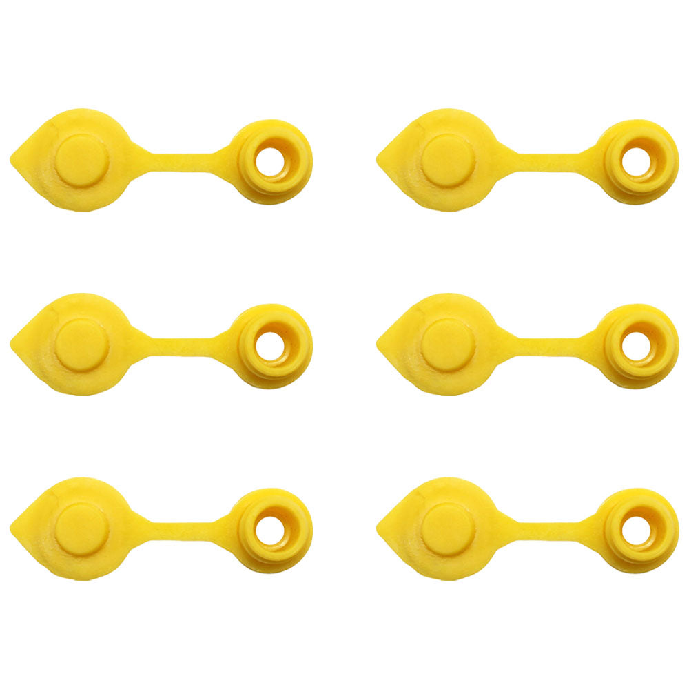 X6 - Yellow Vent Caps Gas Fuel Can for Midwest Heavy Duty