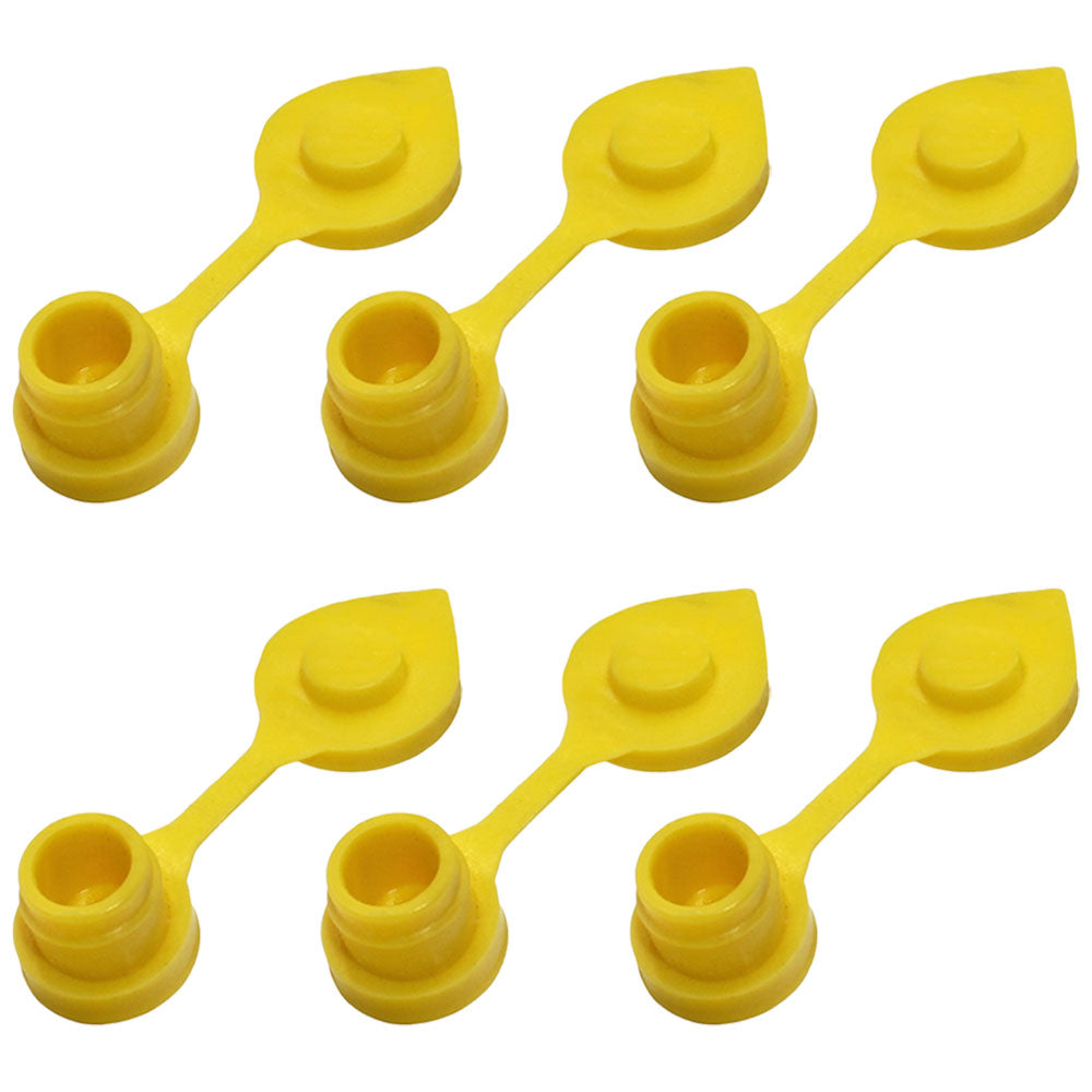 X6 - Yellow Vent Caps Gas Fuel Can for Midwest Heavy Duty