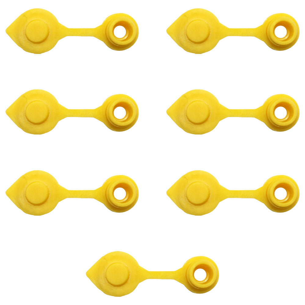 Qty 7: Gas Can Vent Caps (Yellow)  Fits Universal Products