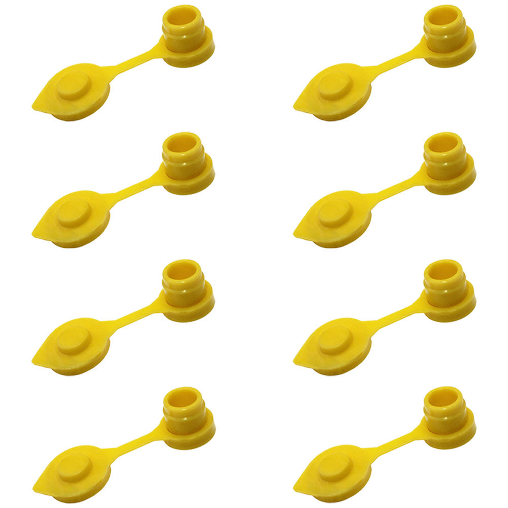 8 - Yellow Vent Caps Gas Can for Midwest Blitz