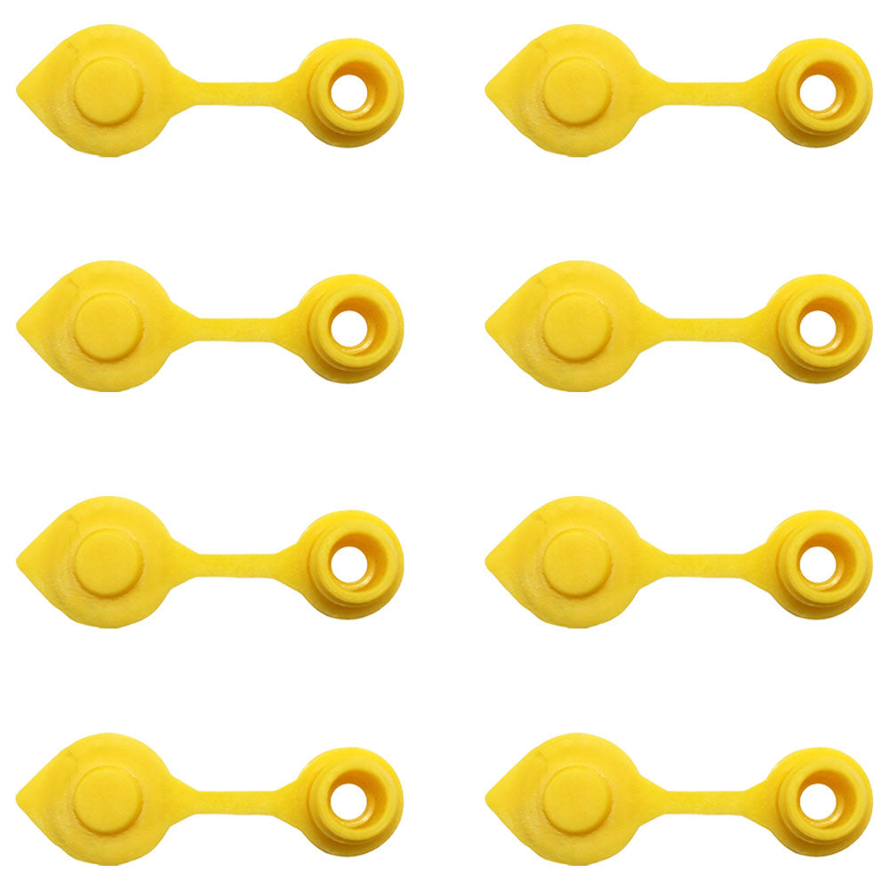 8 - Yellow Vent Caps Gas Can for Midwest Blitz