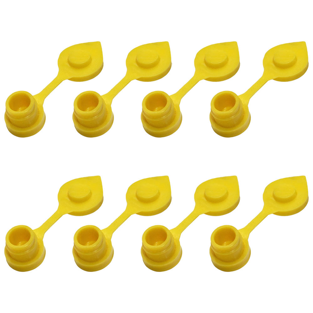 8 - Yellow Vent Caps Gas Can for Midwest Blitz