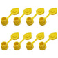 (8) Yellow Vent Gas Caps w/Retaining Lip Works with Plastic and Metal Containers