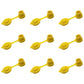Set of Nine (9) New Aftermarket Replacement Yellow Vent Caps