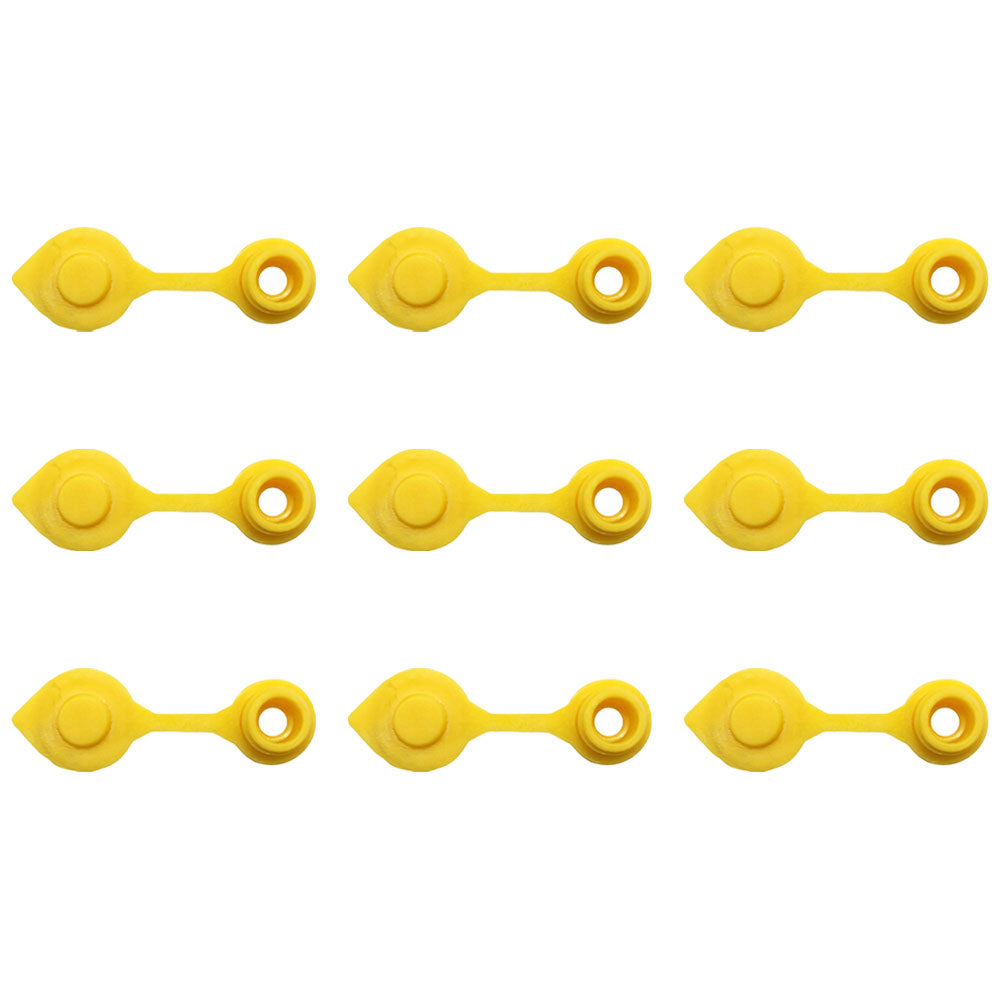 Qty 9: Gas Can Vent Cap (Yellow)  Fits Universal Products