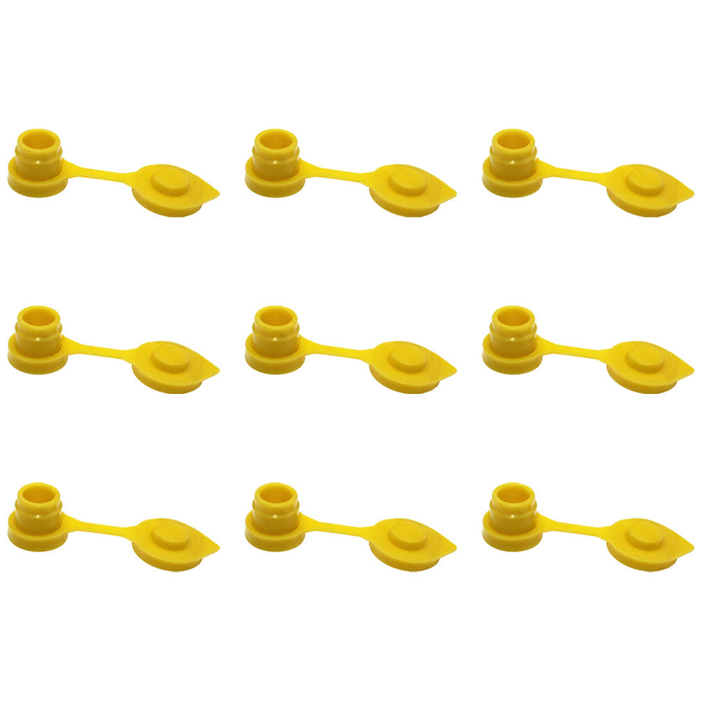 Qty 9: Gas Can Vent Cap (Yellow)  Fits Universal Products