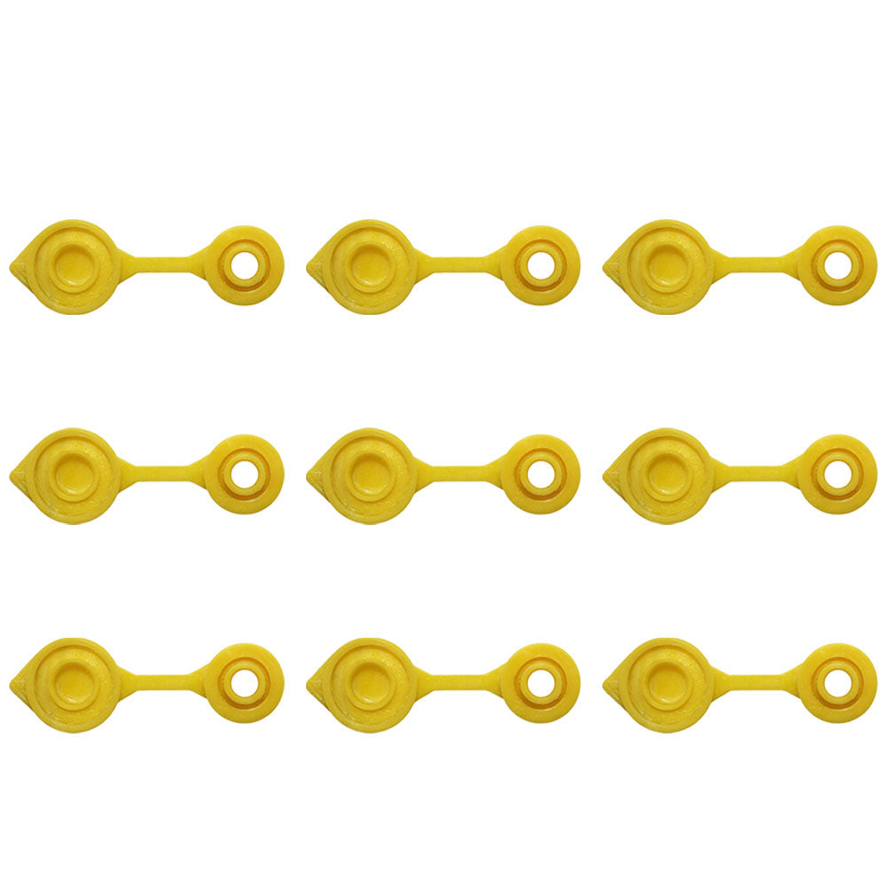 Qty 9: Gas Can Vent Cap (Yellow)  Fits Universal Products