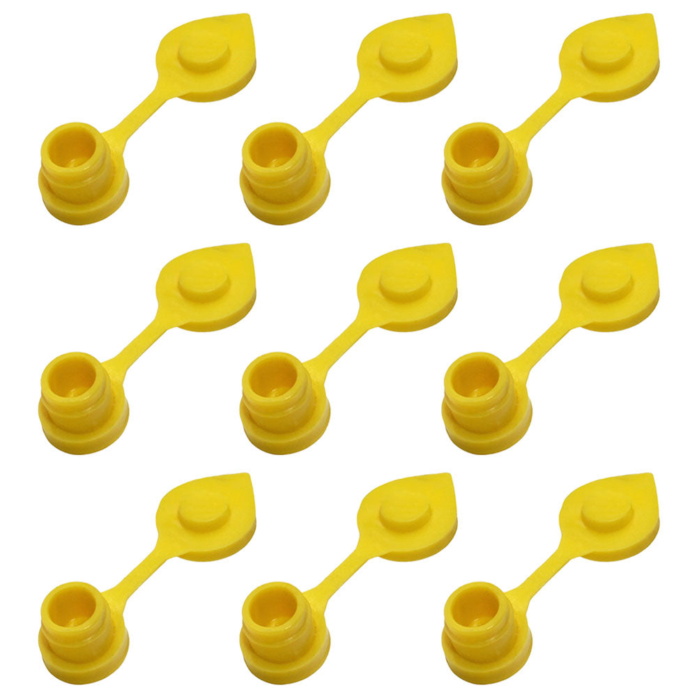 Qty 9: Gas Can Vent Cap (Yellow)  Fits Universal Products